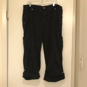International Concepts black cargo pants